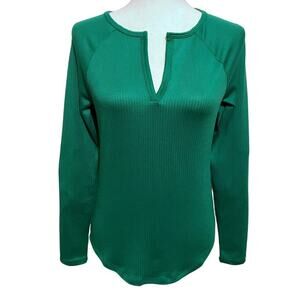 Jenni NWT Green Long Sleeves Sleepwear Top Women Various